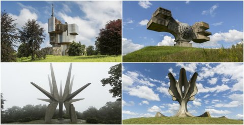 Jonk的摄影作品——描绘南斯拉夫纪念碑的荒废与美感