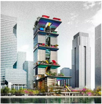 微信总部大楼设计图曝光：拟建39层大楼高度207米