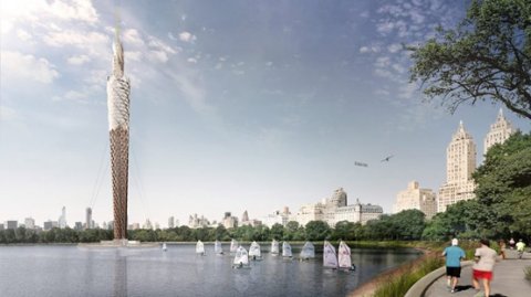 DFA在纽约中央公园修建世界最高的木材瞭望塔