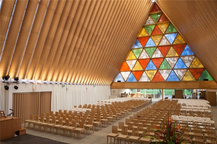 ֽãCardboard Cathedral in New Zealand