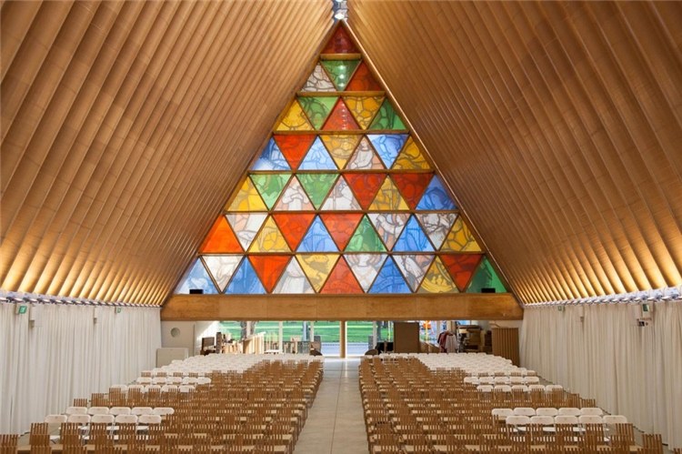 ֽãCardboard Cathedral in New Zealand