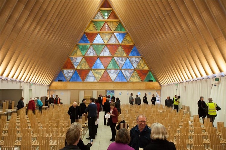 ֽãCardboard Cathedral in New Zealand