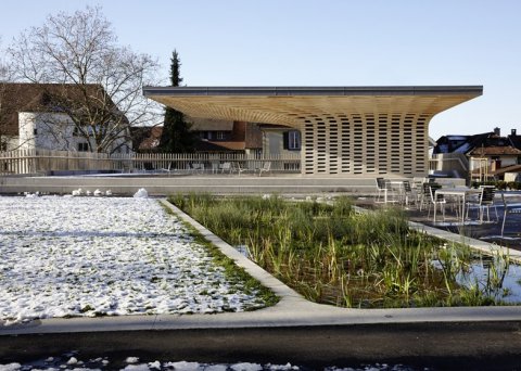 ʿͼľͤ Wooden pavilion by Ramser Schmid Architek