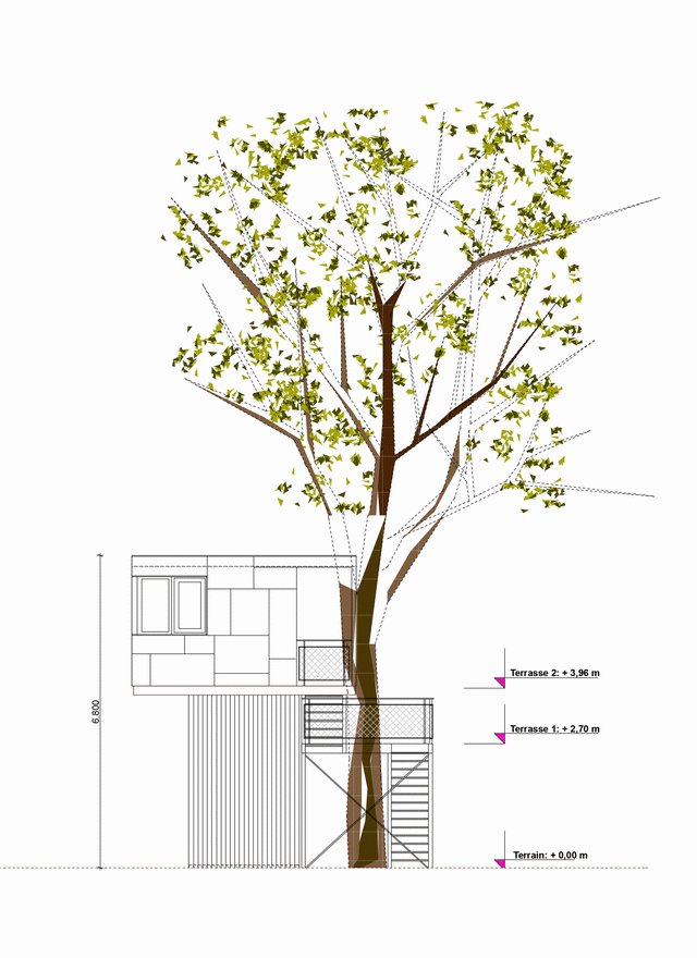 Zehlendorf Urban Treehouse by baumraum